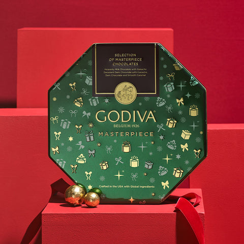Octagonal Holiday Tin Assortment